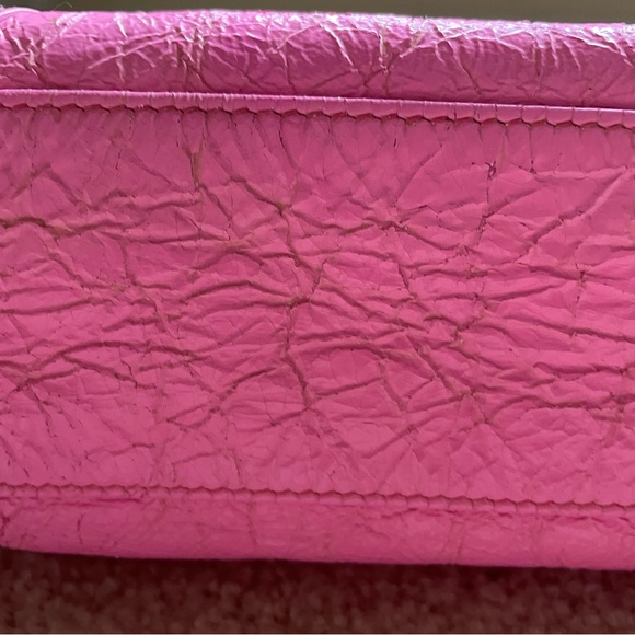 BALENCIAGA MINI CITY BUBBLEGUM PINK CROSSBODY BAG - Picture 6 of 11